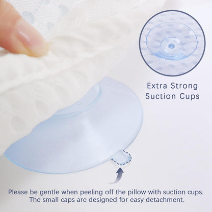 Relaxing Ergonomic Bath Pillows for Tub Neck and Back